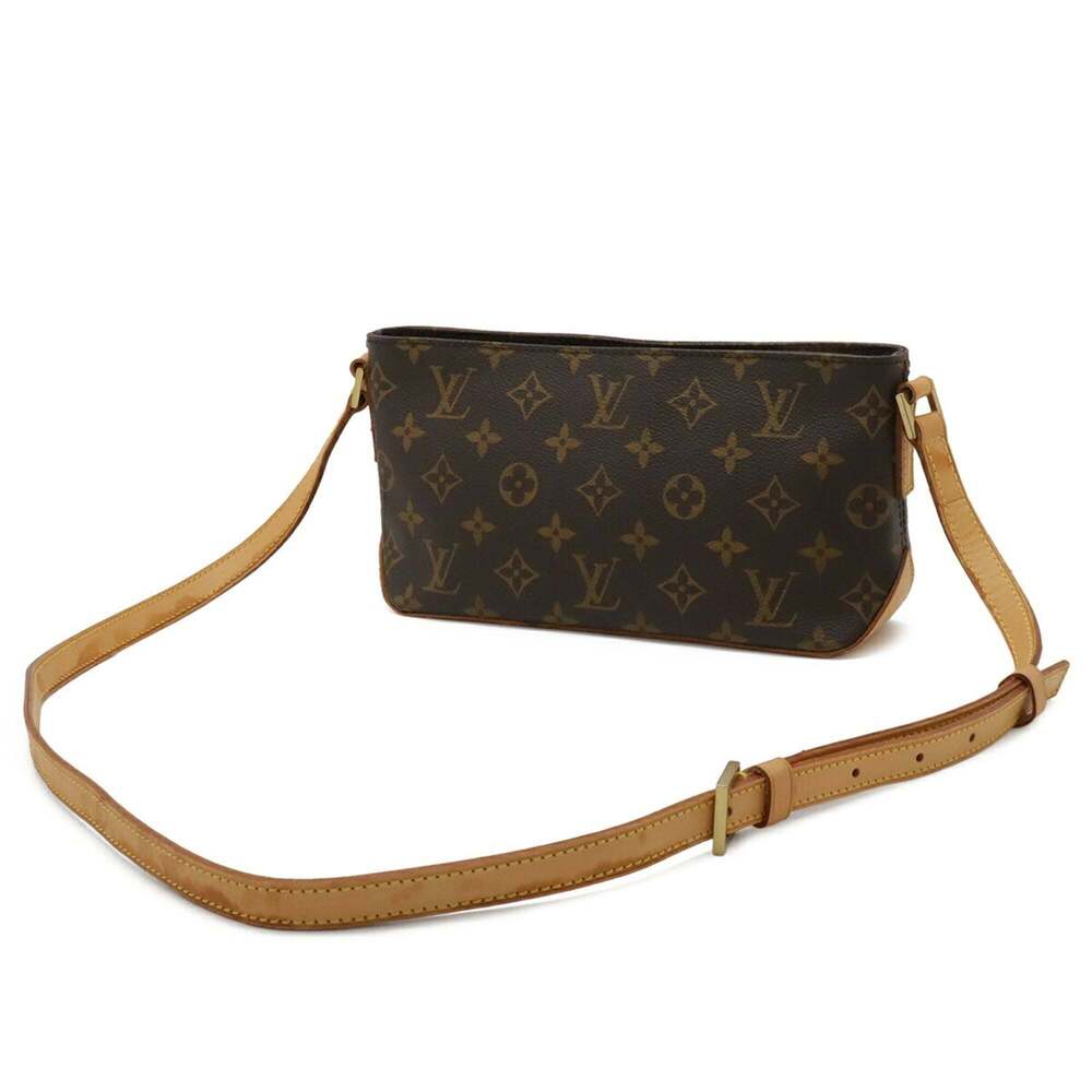 LOUIS VUITTON Authentic Brown Monogram Pochette Shoulder Bag - Picture 3 of 10